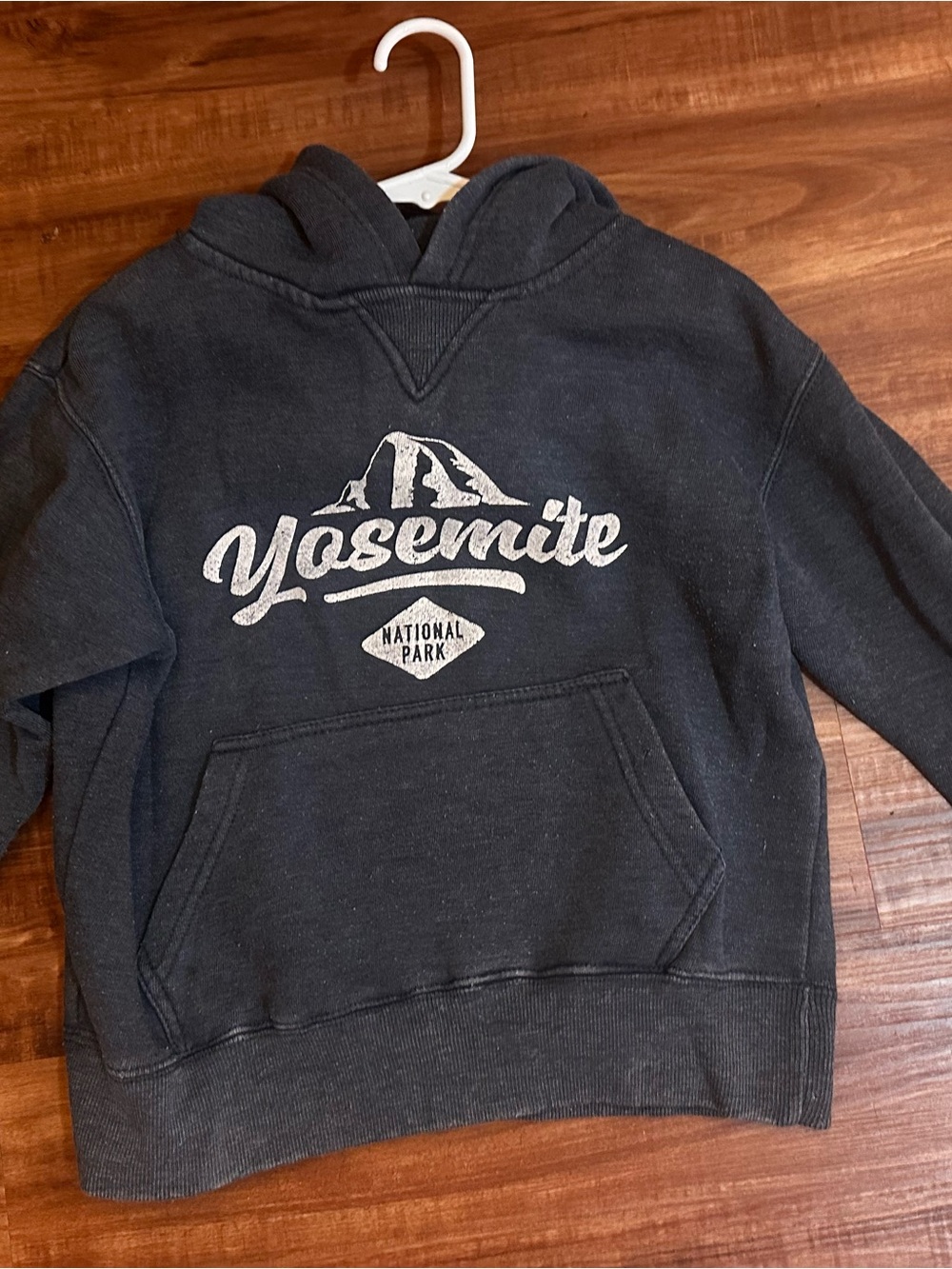 Yosemite National Park Kids Pullover Hoodie - Charcoal